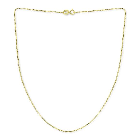 Giani Bernini Box Link 16" Chain Necklace in 18k Gold-Plated Sterling Silver NEW - Picture 2 of 10